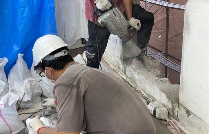 切割牆壁施工圖 (2)