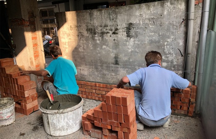 1【土水.泥作工程】切磚.打底.貼磚.抿石倥地整地工程 (23)