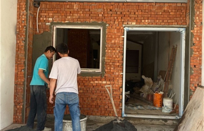 1【土水.泥作工程】切磚.打底.貼磚.抿石倥地整地工程 (42)